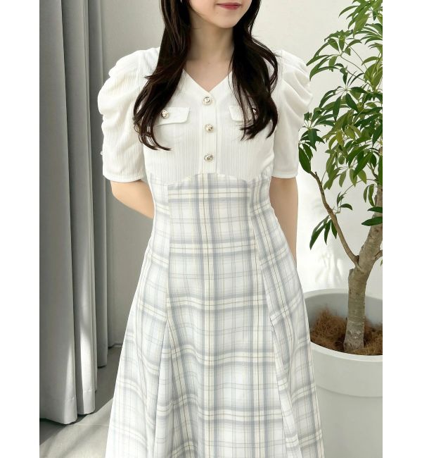 dazzlin「フロントボタンコルセットワンピース」|ワンピース|