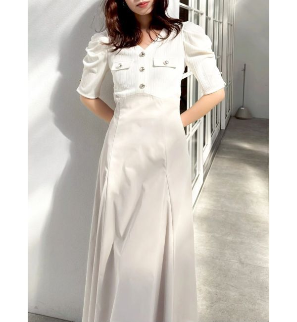 dazzlin「フロントボタンコルセットワンピース」|ワンピース|