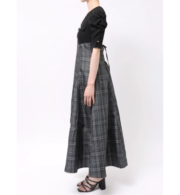 dazzlin「フロントボタンコルセットワンピース」|ワンピース|