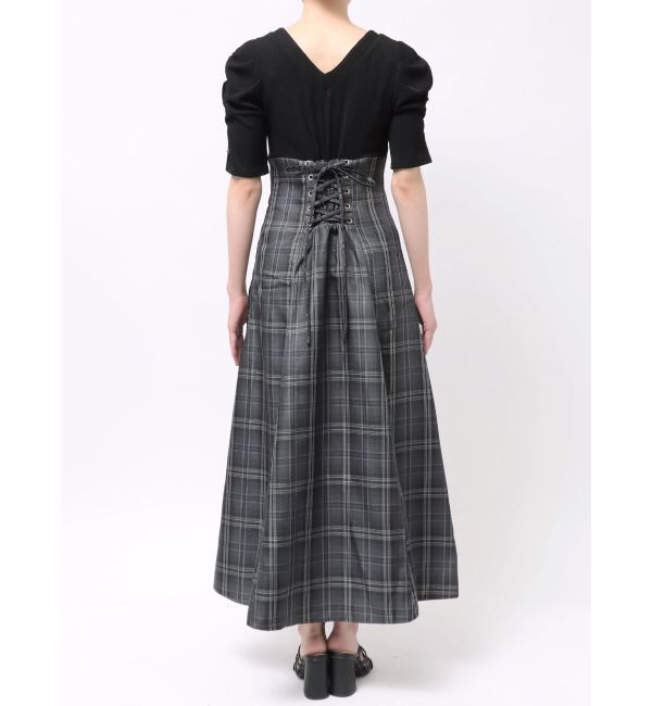 dazzlin「フロントボタンコルセットワンピース」|ワンピース|