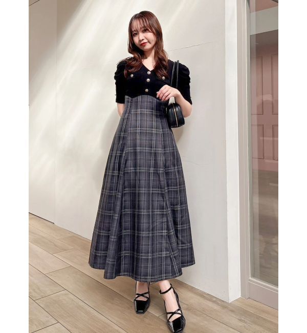 dazzlin「フロントボタンコルセットワンピース」|ワンピース|