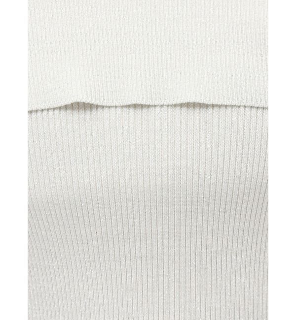 dazzlin「パールオフショルニットトップス」|ニット・セーター|