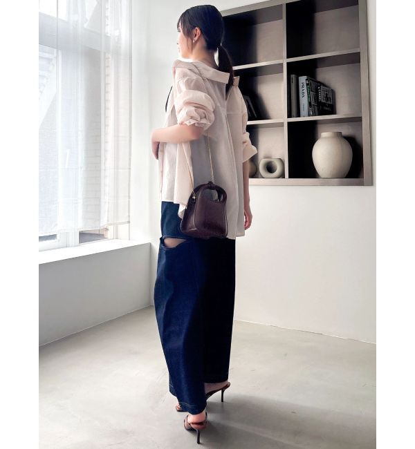 dazzlin「2WAYシアーオーバーシャツ」|シャツ・ブラウス|