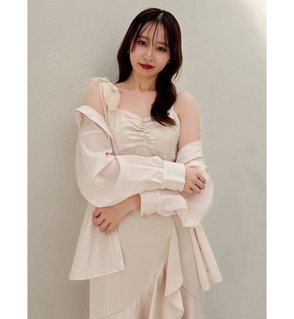 dazzlin「2WAYシアーオーバーシャツ」|シャツ・ブラウス|