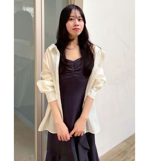 dazzlin「2WAYシアーオーバーシャツ」|シャツ・ブラウス|