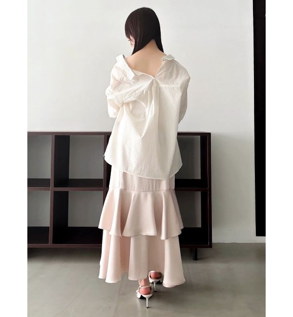 dazzlin「2WAYシアーオーバーシャツ」|シャツ・ブラウス|