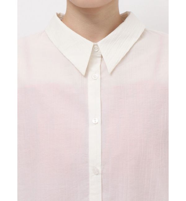 dazzlin「2WAYシアーオーバーシャツ」|シャツ・ブラウス|