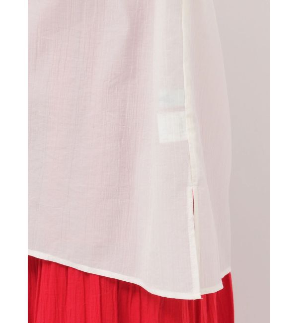 dazzlin「2WAYシアーオーバーシャツ」|シャツ・ブラウス|