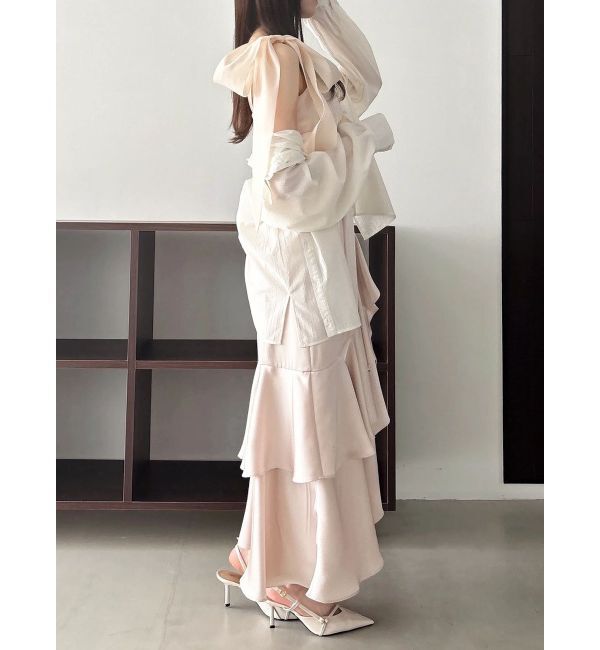 dazzlin「2WAYシアーオーバーシャツ」|シャツ・ブラウス|