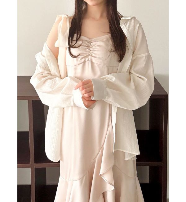 dazzlin「2WAYシアーオーバーシャツ」|シャツ・ブラウス|