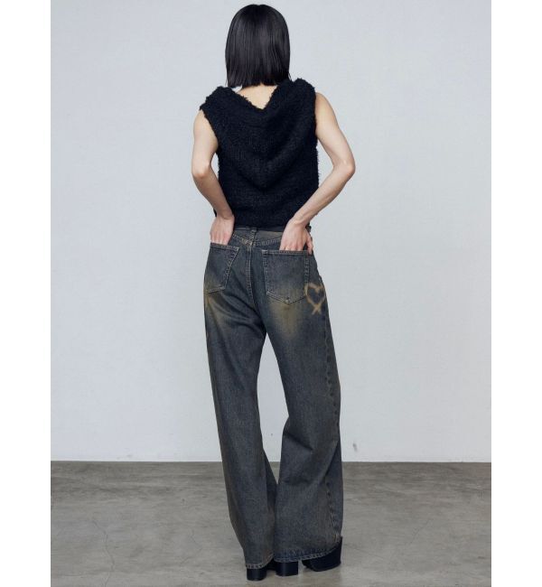 EMODA「グラフィックルーズジーンズ」|デニム|