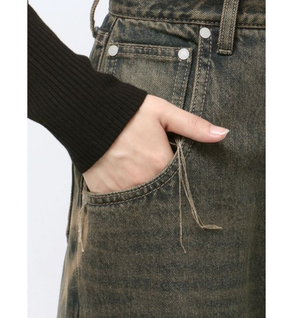 EMODA「グラフィックルーズジーンズ」|デニム|