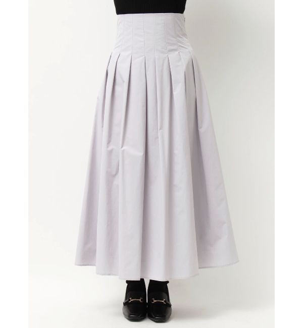 MERCURYDUO「タフタタックフレアスカート」|スカート|
