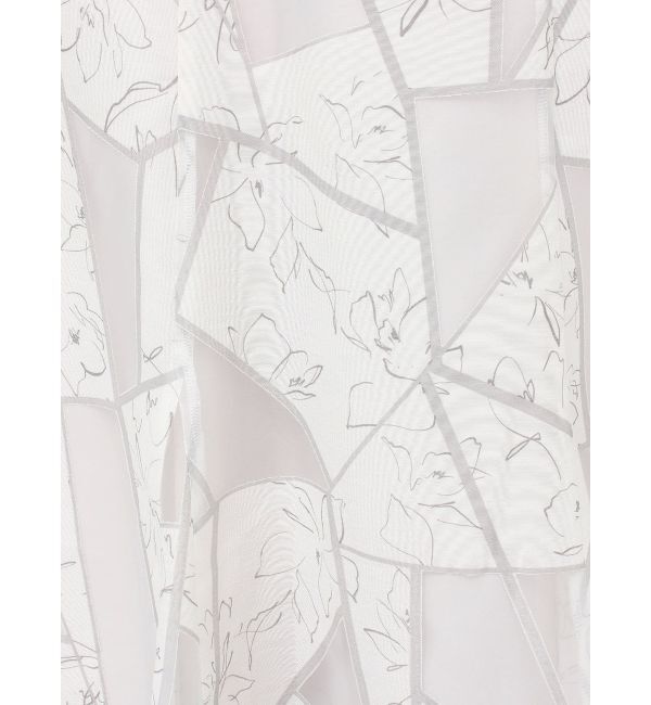 MERCURYDUO「ジオメトリックオパールフレアスカート」|スカート|