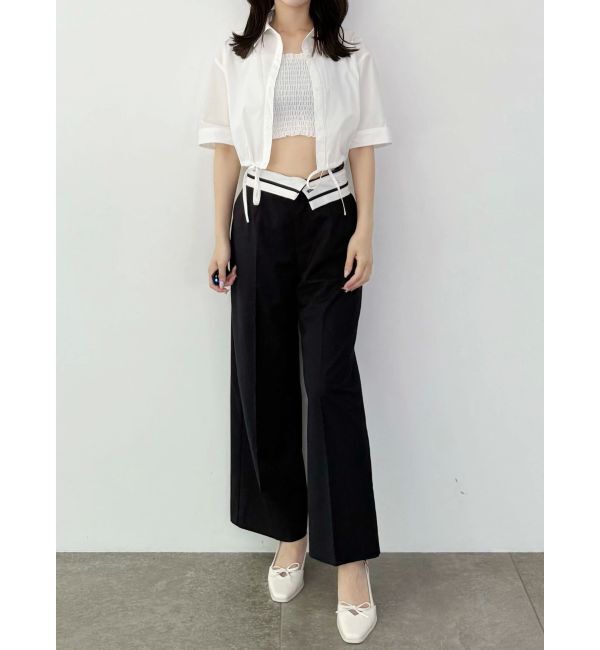 MERCURYDUO「折返しベルトパンツ」|その他|