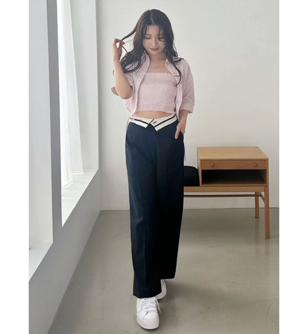 MERCURYDUO「折返しベルトパンツ」|その他|