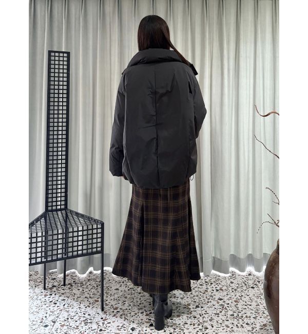 MERCURYDUO「スタンドカラーミドルダウンコート」|その他|