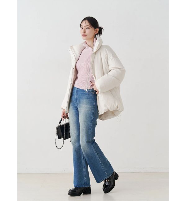 MERCURYDUO「スタンドカラーミドルダウンコート」|その他|