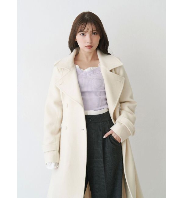 MERCURYDUO「フェイクウール折返しベルトパンツ」|その他|