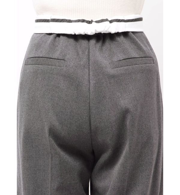 MERCURYDUO「フェイクウール折返しベルトパンツ」|その他|