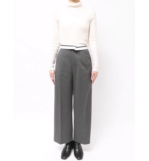 MERCURYDUO「フェイクウール折返しベルトパンツ」|その他|