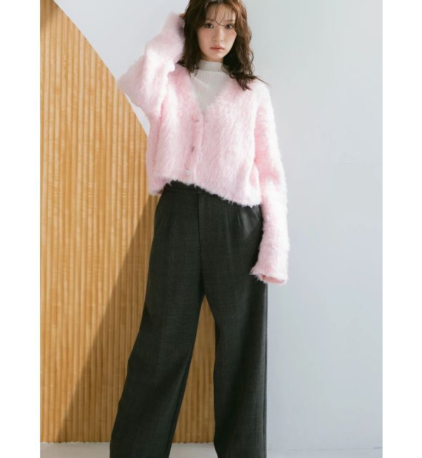 MERCURYDUO「フェイクウール折返しベルトパンツ」|その他|ミックス