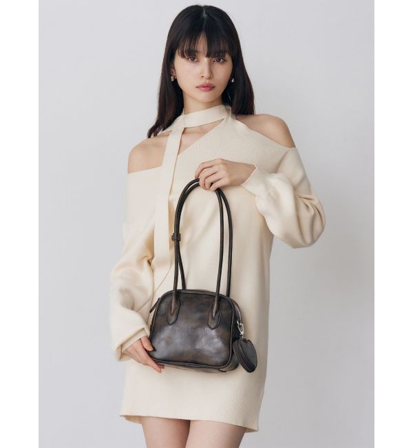 MURUA「ロングショルダースクエアボストンバッグ」|ショルダー・メッセンジャー|