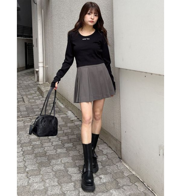 MURUA「ロングショルダースクエアボストンバッグ」|ショルダー・メッセンジャー|