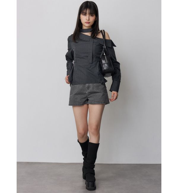 MURUA「ロングショルダースクエアボストンバッグ」|ショルダー・メッセンジャー|