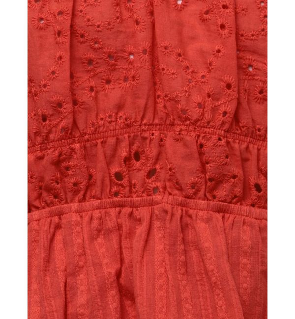 Ungrid「カットワークレースコンビワンピース」|ワンピース|