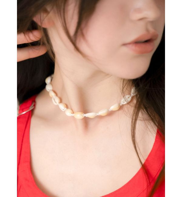 Ungrid「シェルモチーフショートネックレス」|ネックレス|