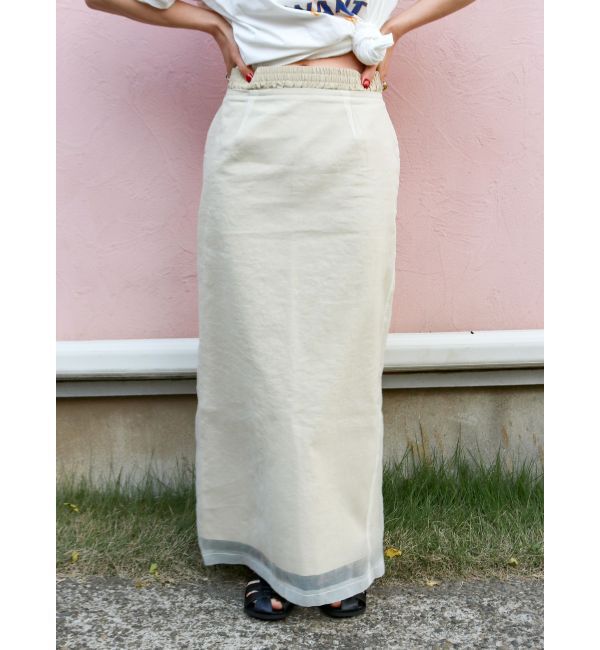 Ungrid「シアーコンビアイラインスカート」|スカート|