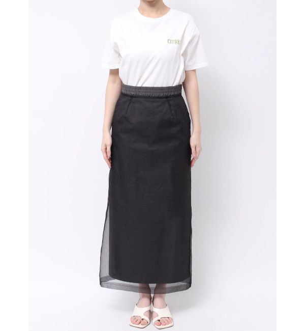 Ungrid「シアーコンビアイラインスカート」|スカート|