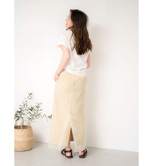 Ungrid「シアーコンビアイラインスカート」|スカート|