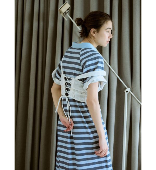 Ungrid「バックレースアップコットンキャミ」|キャミソール|