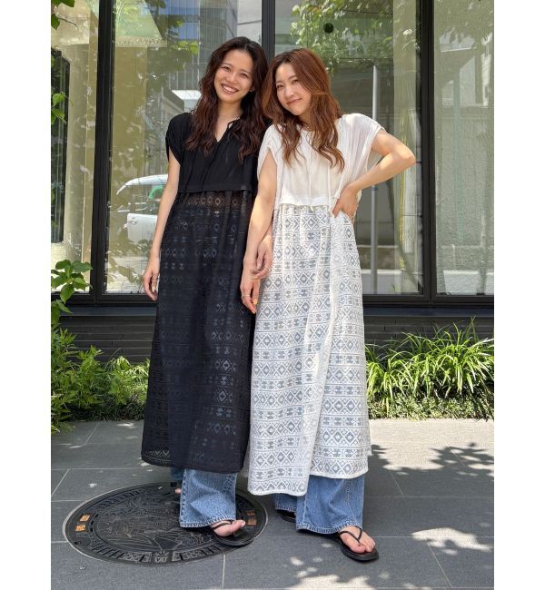 Ungrid「ウエストベルトデザインデニム」|デニム|