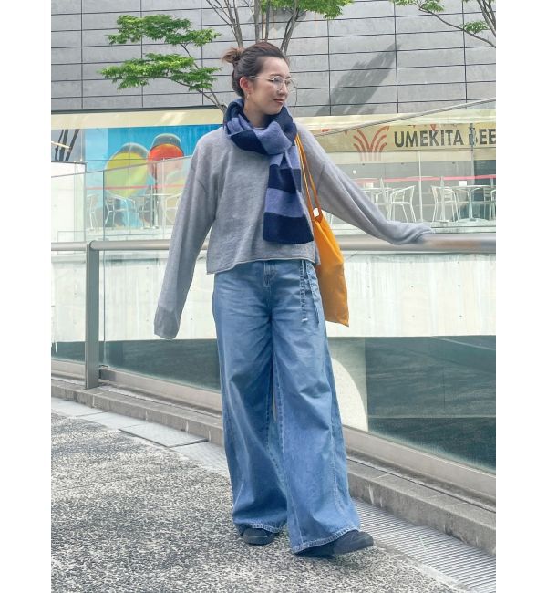 Ungrid「ウエストベルトデザインデニム」|デニム|