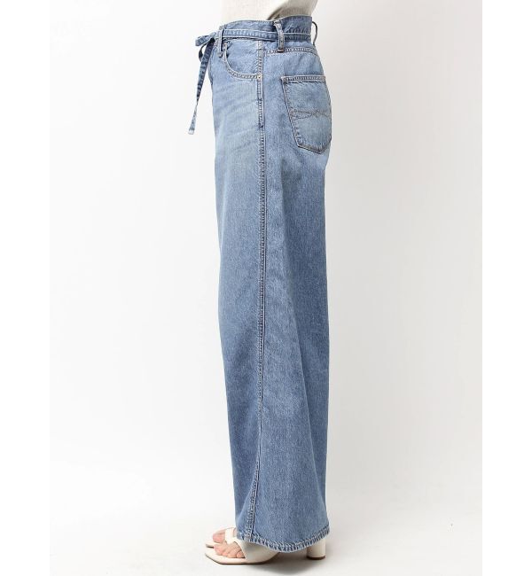 Ungrid「ウエストベルトデザインデニム」|デニム|