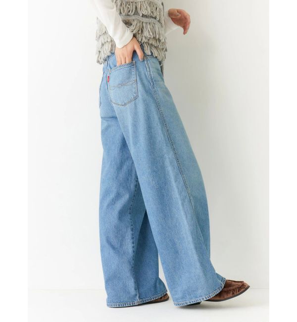 Ungrid「ウエストベルトデザインデニム」|デニム|
