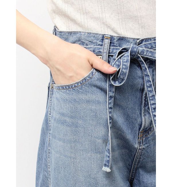 Ungrid「ウエストベルトデザインデニム」|デニム|
