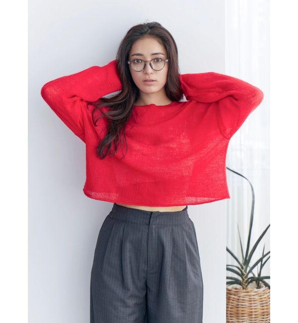 Ungrid「モヘヤ混シアーニット」|ニット・セーター|