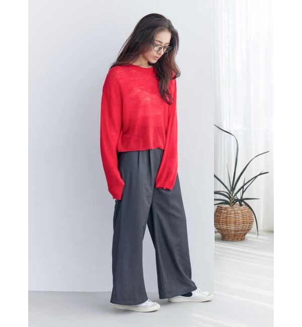 Ungrid「モヘヤ混シアーニット」|ニット・セーター|