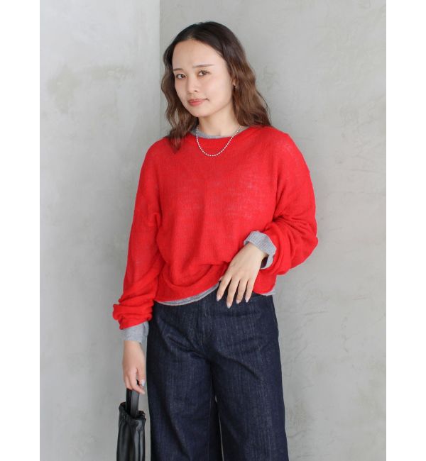 Ungrid「モヘヤ混シアーニット」|ニット・セーター|