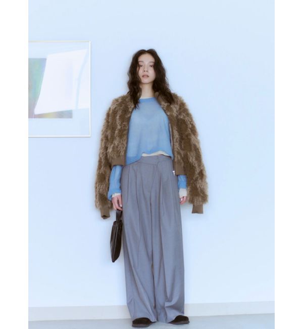 Ungrid「モヘヤ混シアーニット」|ニット・セーター|