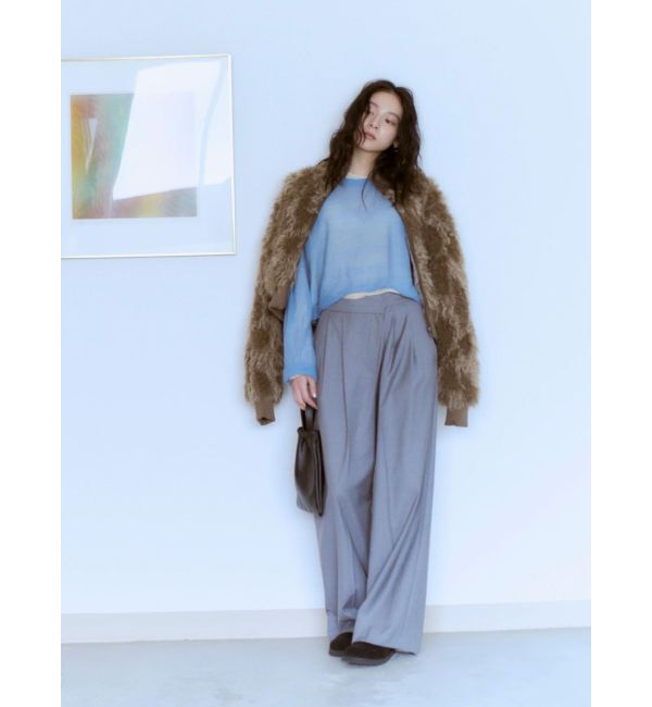 Ungrid「モヘヤ混シアーニット」|ニット・セーター|