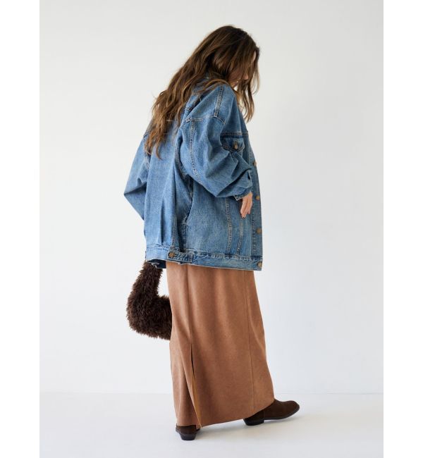 Ungrid「ビッグシルエットデニムジャケット」|ブルゾン・スタジャン|