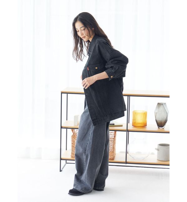 Ungrid「ビッグシルエットデニムジャケット」|ブルゾン・スタジャン|