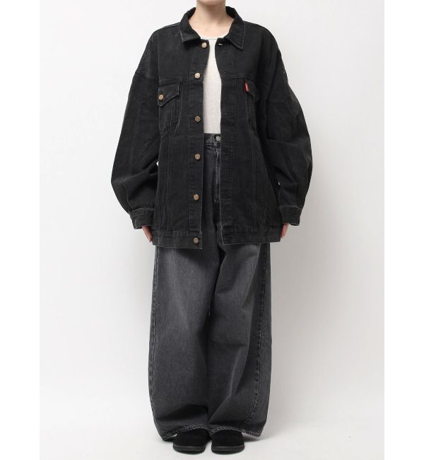 Ungrid「ビッグシルエットデニムジャケット」|ブルゾン・スタジャン|