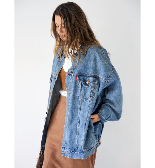 Ungrid「ビッグシルエットデニムジャケット」|ブルゾン・スタジャン|