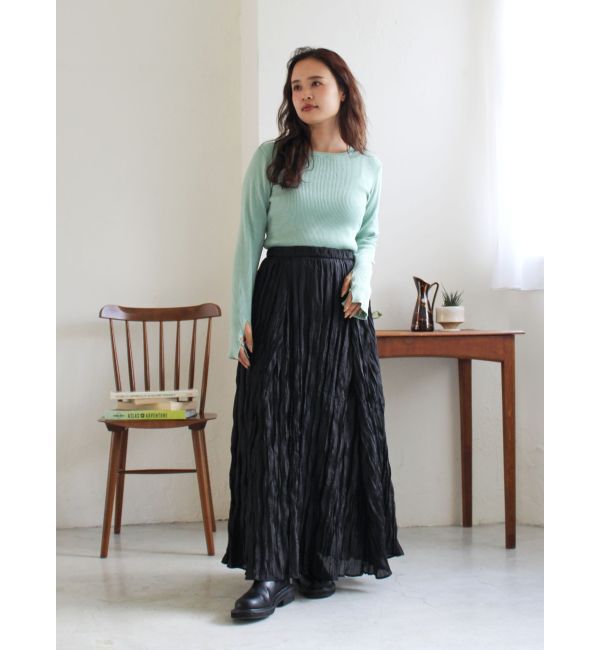 Ungrid「クリンクルボリュームスカート」|スカート|